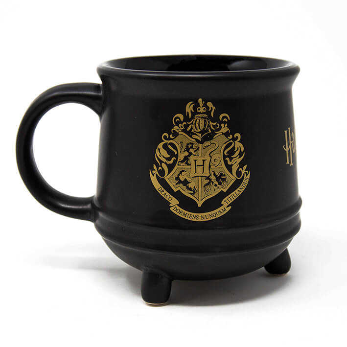 哈利波特(霍格華茲) - Harry Potter (Hogwarts Crest) Ceramic Cauldron Mug - 英國進口馬克杯