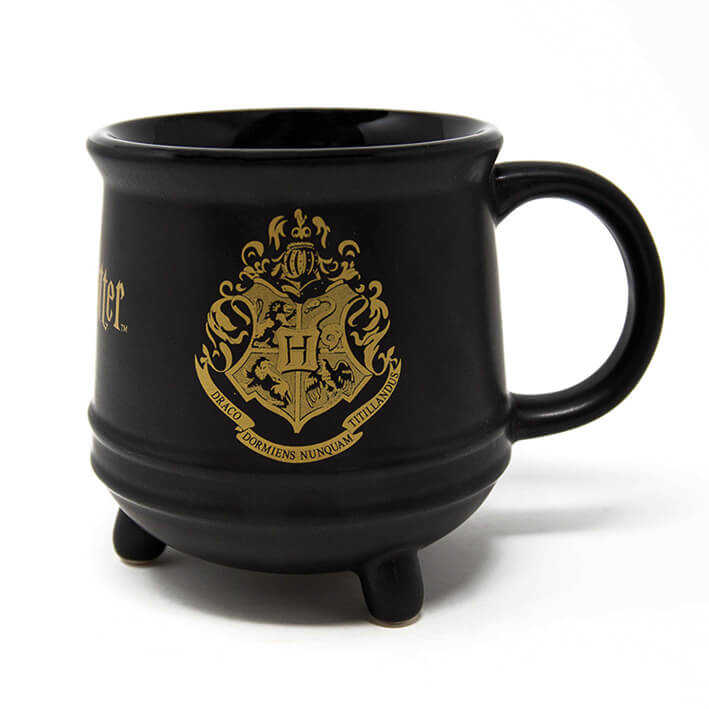 哈利波特(霍格華茲) - Harry Potter (Hogwarts Crest) Ceramic Cauldron Mug - 英國進口馬克杯