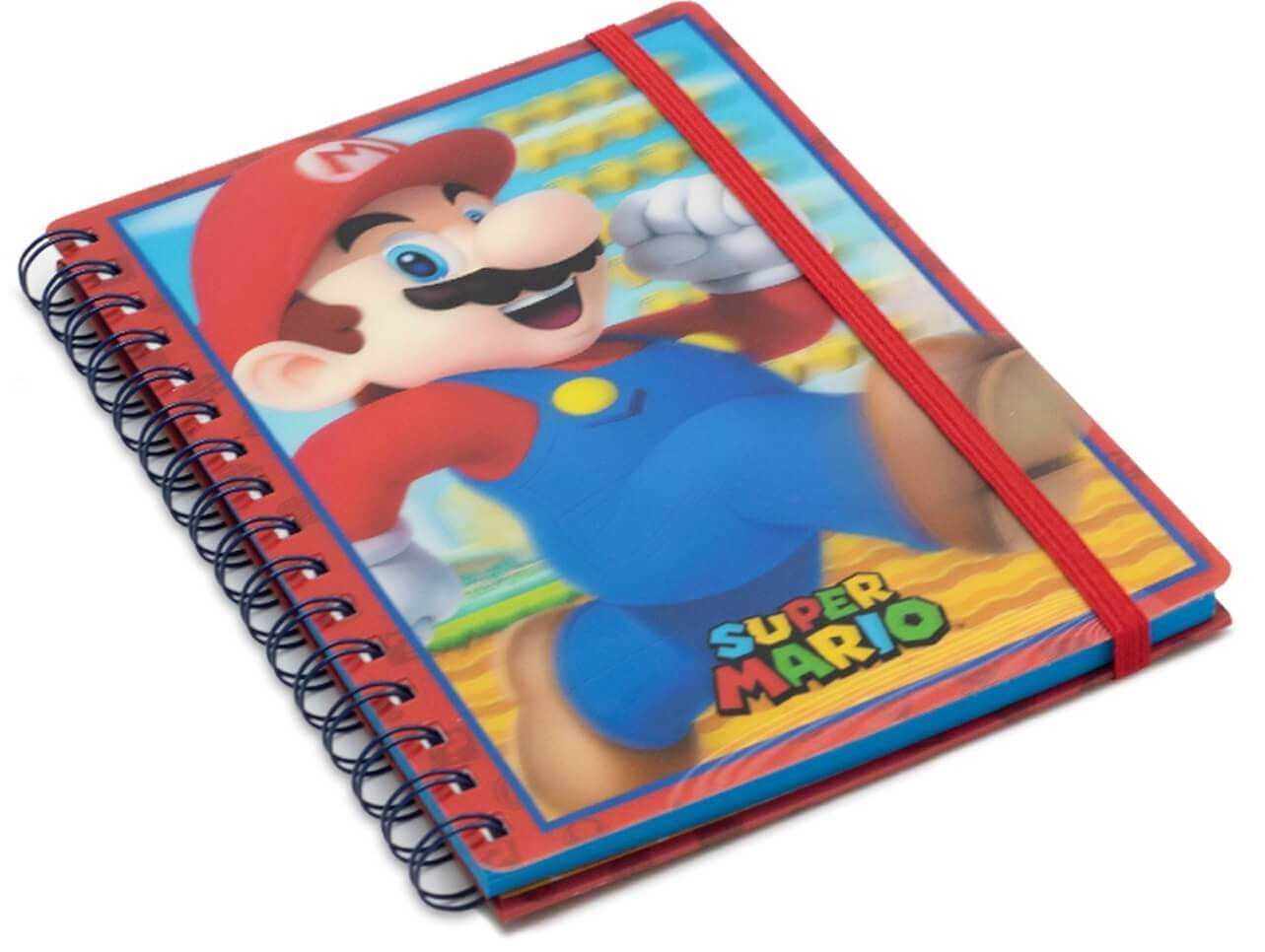 【任天堂】瑪莉歐3D封面A5筆記本 / SUPER MARIO / Nintendo