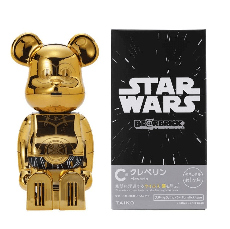 【BE@RBRICK】庫柏力克熊 x Cleverin日本加護靈 星際大戰Star Wars造型容器-單隻(隨機出貨)