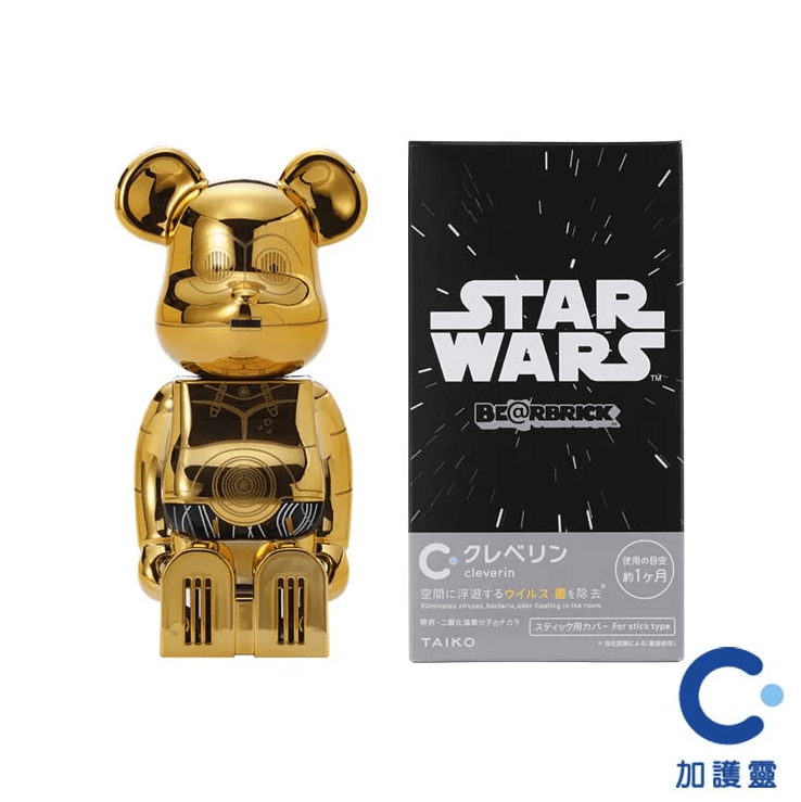 【BE@RBRICK】庫柏力克熊 x Cleverin日本加護靈 星際大戰Star Wars造型容器-單隻(隨機出貨)