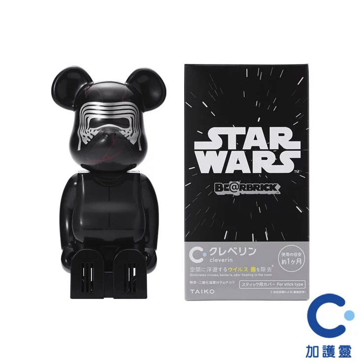 【BE@RBRICK】庫柏力克熊 x Cleverin日本加護靈 星際大戰Star Wars造型容器-單隻(隨機出貨)