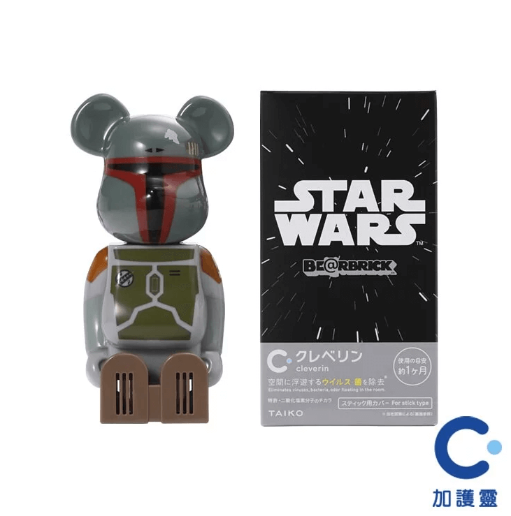 【BE@RBRICK】庫柏力克熊 x Cleverin日本加護靈 星際大戰Star Wars造型容器-單隻(隨機出貨)