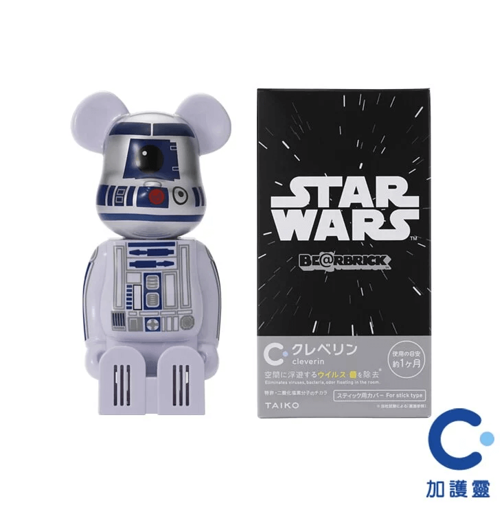 【BE@RBRICK】庫柏力克熊 x Cleverin日本加護靈 星際大戰Star Wars造型容器-單隻(隨機出貨)