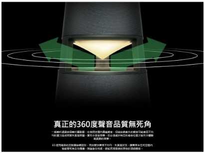 LG樂金 RP4B XBOOM 360˚ 全景聲藍牙音響 黑