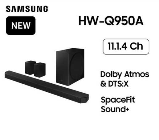 SAMSUNG 三星 Q950A 11.1.4 聲道  Soundbar 極致聲霸 送原廠腳架