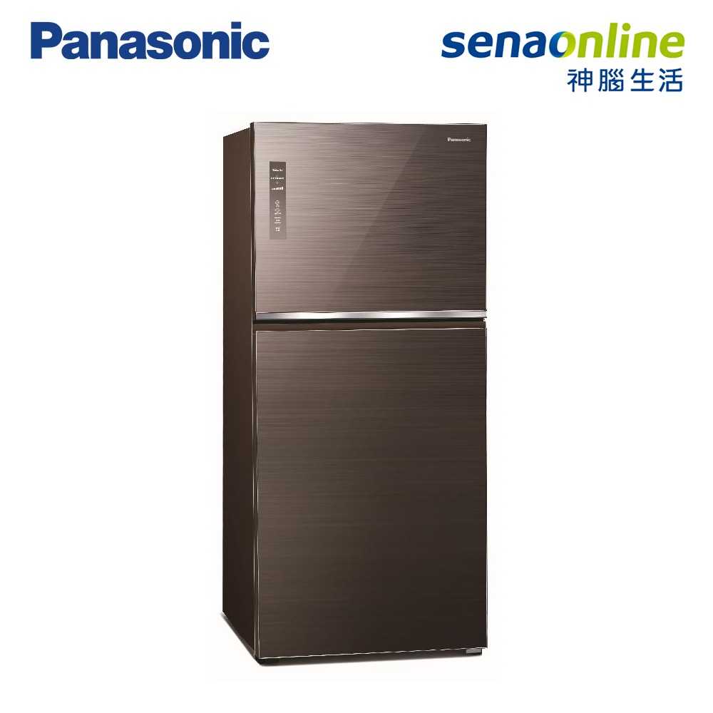 【領券再折】[贈安裝+刀具組+1千]Panasonic國際牌 650L無邊框玻璃變頻雙門電冰箱NR-B651TG