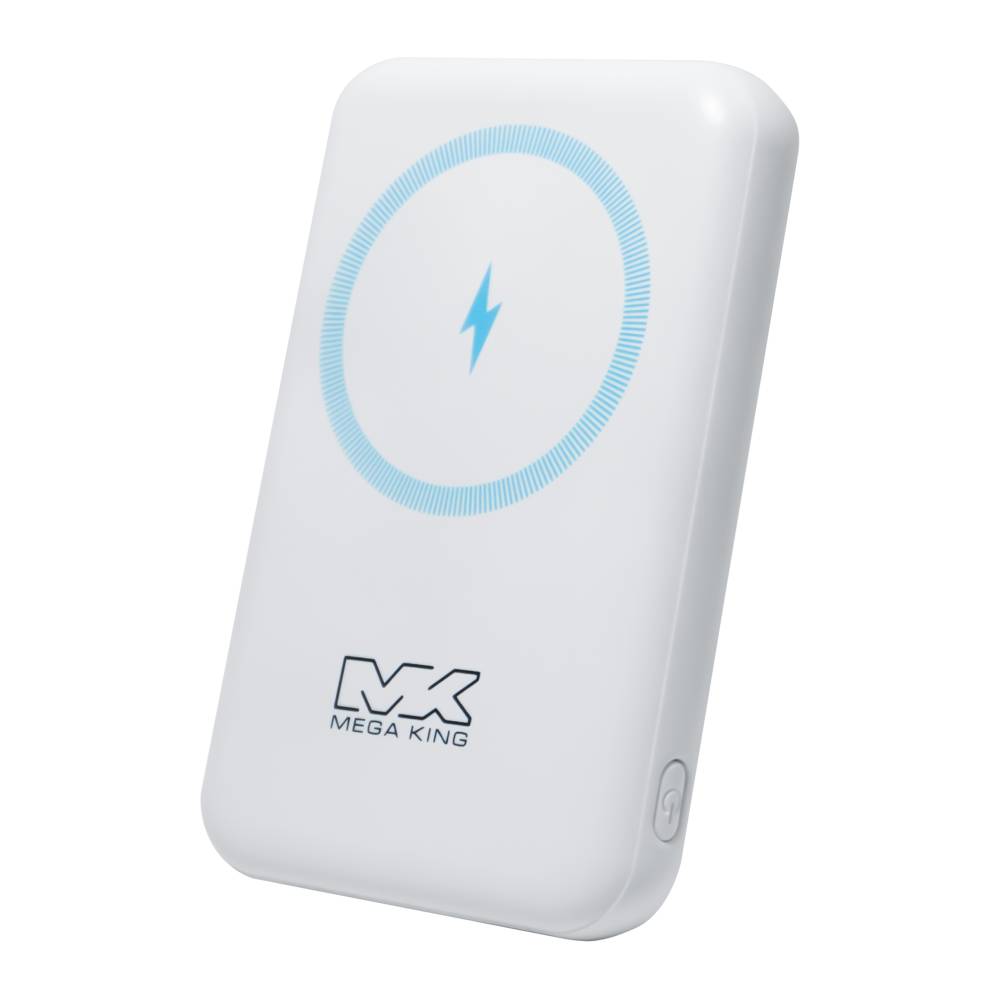 MEGA KING 10000 磁吸無線充電行動電源 白 MK10000 iMag Qi無線充電 行充 隨充 QC PD