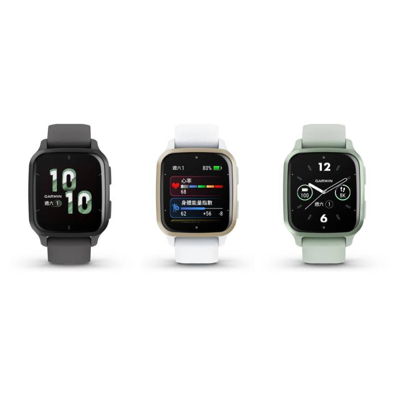 【贈10000行充】Garmin Venu Sq2 GPS智慧手錶 事故偵測 悠遊卡支付 行動支付 智慧腕錶