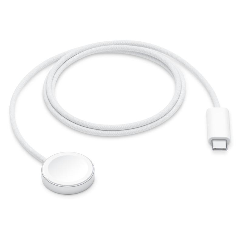 Apple Watch 磁性快速充電器對 USB-C 編織連接線 (1 公尺) Type-C 充電線 神腦生活