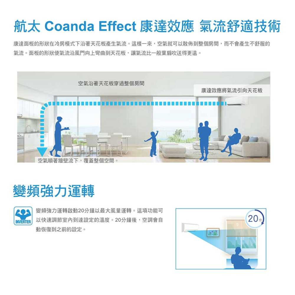 [贈基本安裝]DAIKIN大金 2-3坪 經典V系列變頻冷暖空調 RHF20VAVLT/FTHF20VAVLT 冷氣