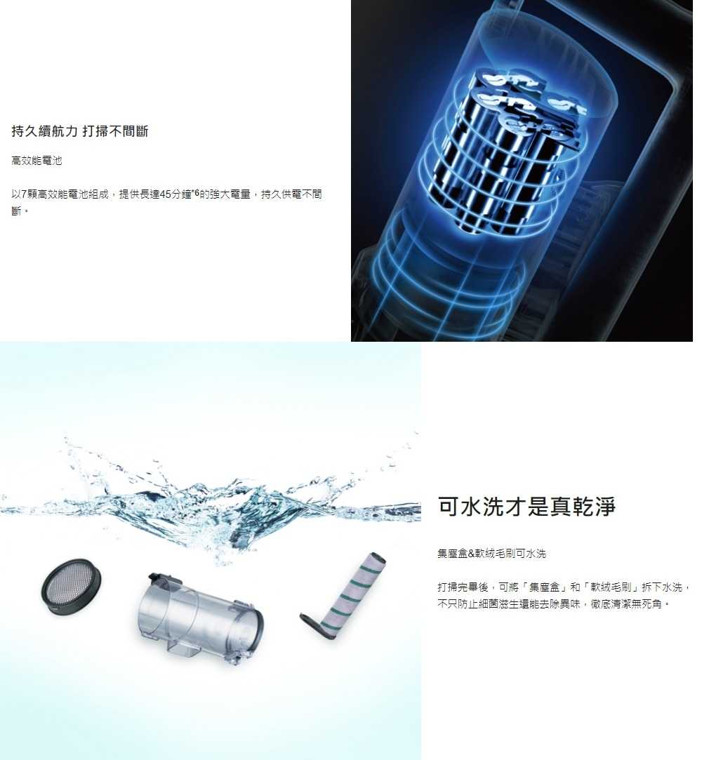 [贈清潔拖布組]Panasonic國際牌 吸拖吸塵器 MC-A13G 吸塵濕拖 無線手持吸塵器 掃拖吸塵器