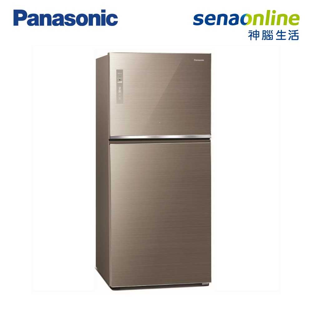 【領券再折】[贈安裝+刀具組+1千]Panasonic國際牌 650L無邊框玻璃變頻雙門電冰箱NR-B651TG