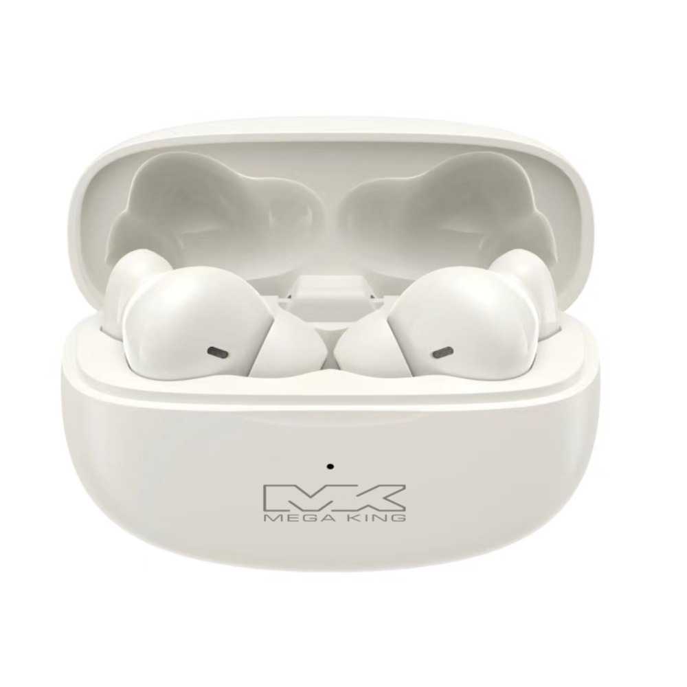 [特惠組合]MEGA KING Watch S3 智慧手錶 血氧偵測+ T18Lite 真無線藍牙耳機奶油白 神腦生活