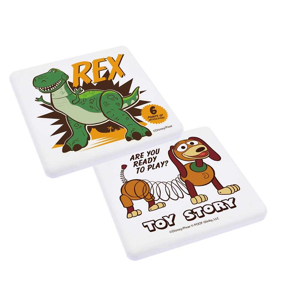 迪士尼玩具總動員4珪藻土吸水杯墊(2入一組) 胡迪/蛋頭夫妻/火腿/巴斯光年/翠絲/抱抱龍/彈簧狗/三眼怪/披薩星球