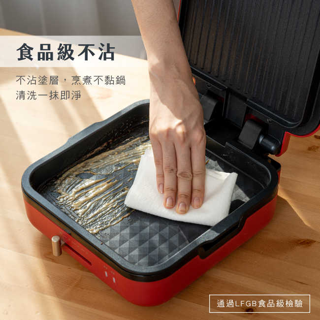 【KINYO】雙面折疊電烤盤 BP-604