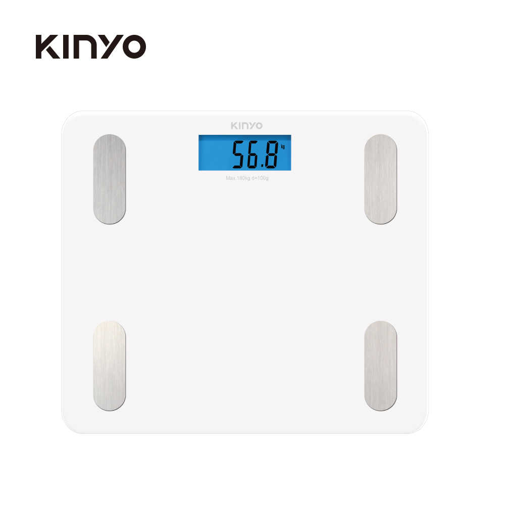 【KINYO】 藍牙健康管理體重計 DS-6589