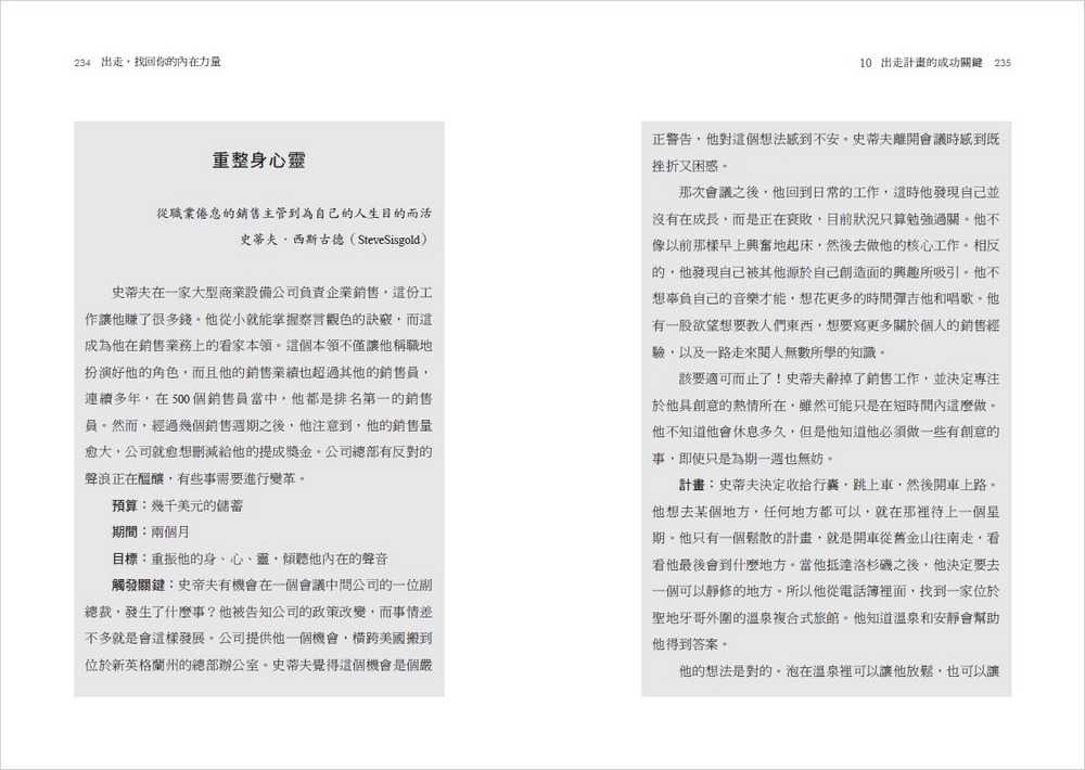 【天下雜誌】出走，找回你的內在力量:回應心底的疲憊與渴望，斷開委屈與迷茫，突破慣性，微調步調，重回身心最佳狀態