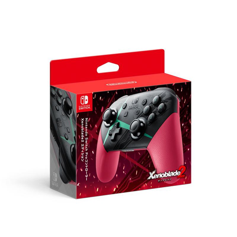 【我家遊樂器】Nintendo Switch NS-異域神劍 2 Pro 控制器 Xenoblade 2 (公司貨)