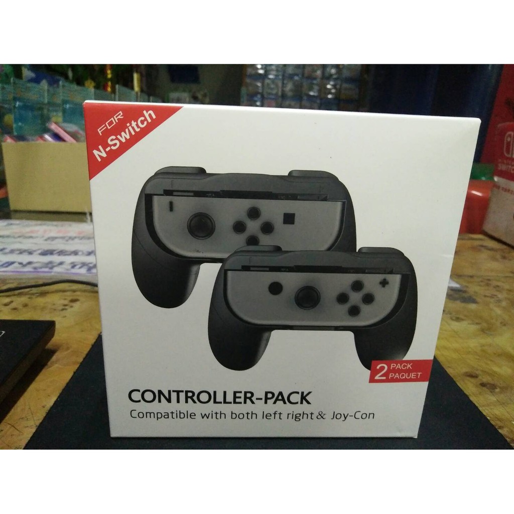 【我家遊樂器】進貨中 NS Joy-Con 專用雙人握把(副廠) Nintendo Switch 黑色