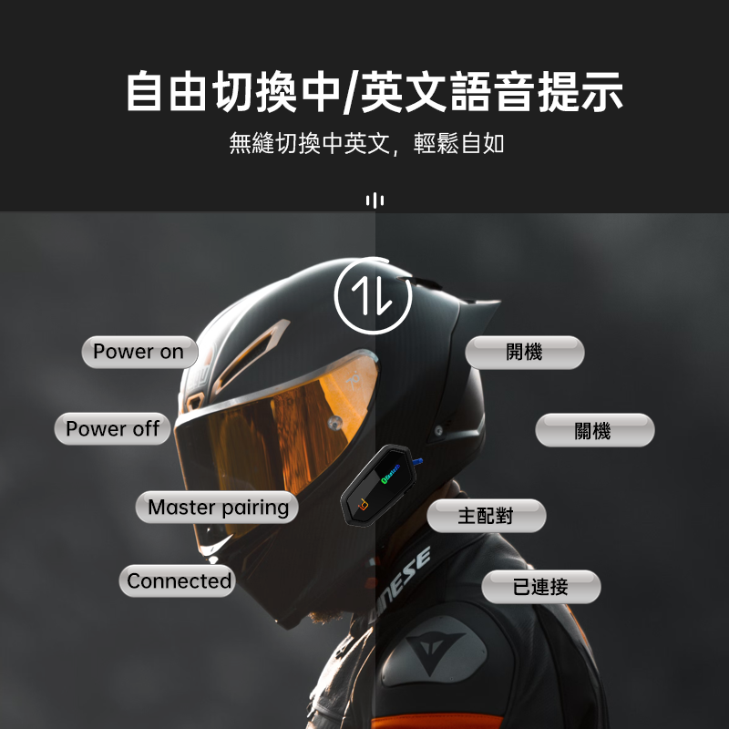 ID221 MOTO A2 Pro安全帽藍牙耳機 高音質/混音/雙人對講/防水/無線對講/音樂共享