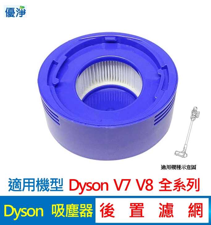 優淨 Dyson V7 V8 SV10 SV11系列吸塵器後置濾網 副廠耗材 V8後置濾網