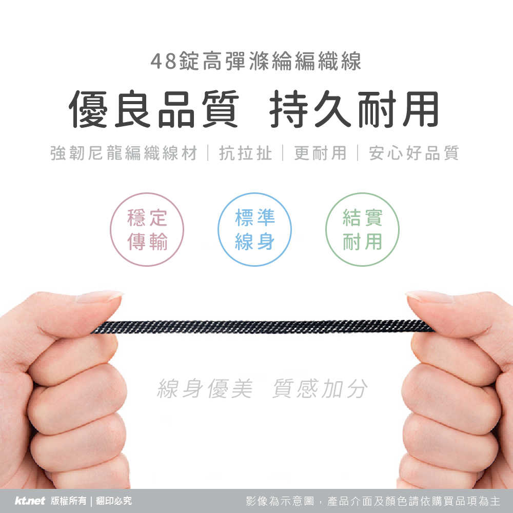 G80系列-TYPEC-蘋果/TYPEC/安卓強化插拔旋風線1M