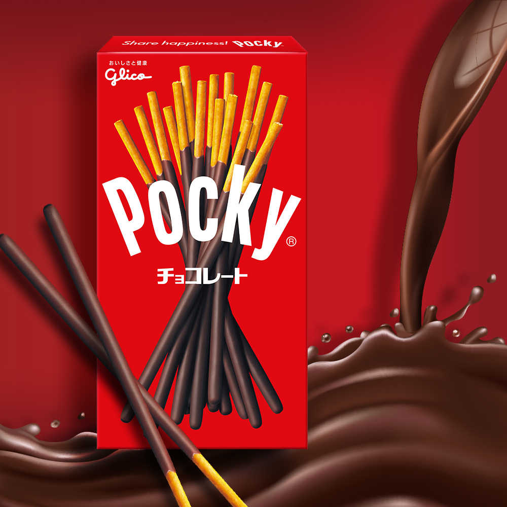 【Glico 格力高】巧克力大賞-Pocky百奇 巧克力棒單入組