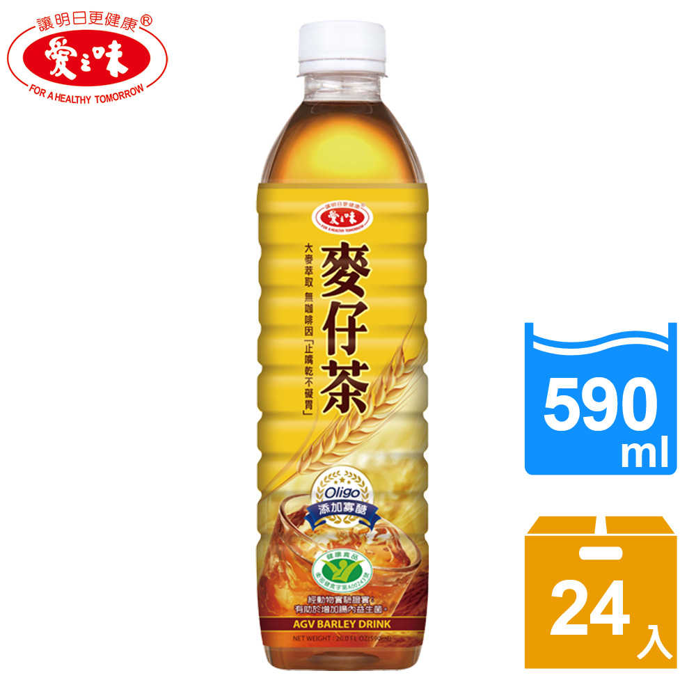 【愛之味】麥仔茶590ml(24入/箱)