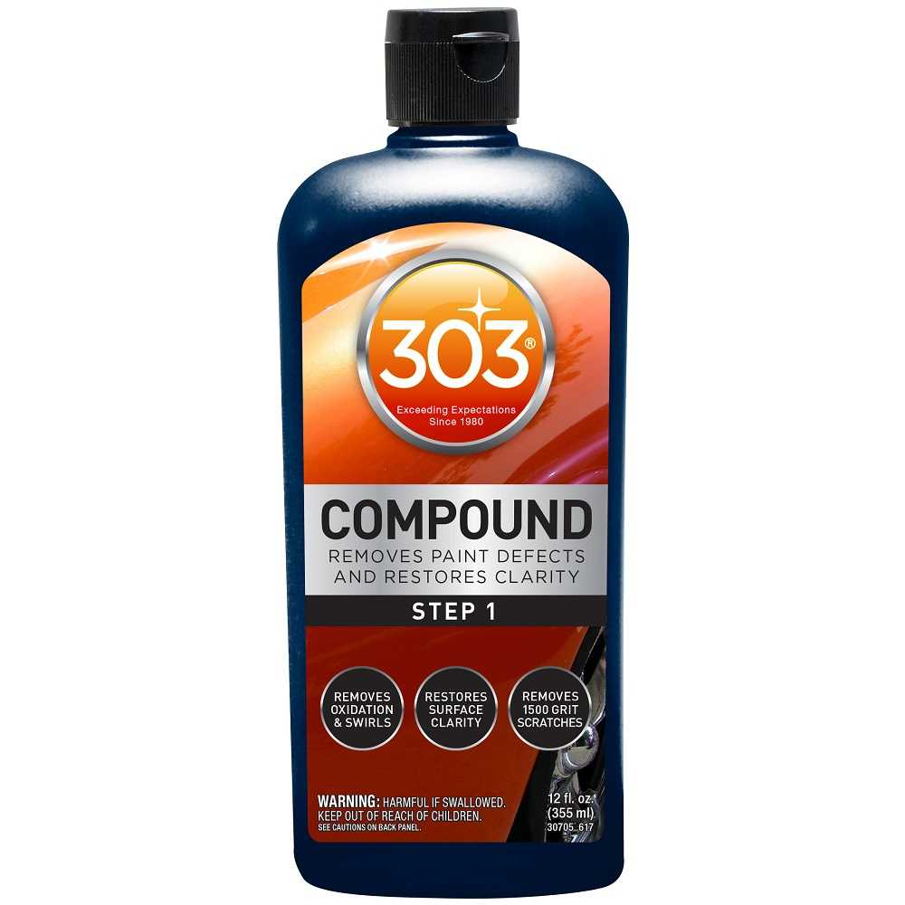 【車百購】 303 汽車烤漆研磨劑 12oz compound 粗蠟 研磨蠟