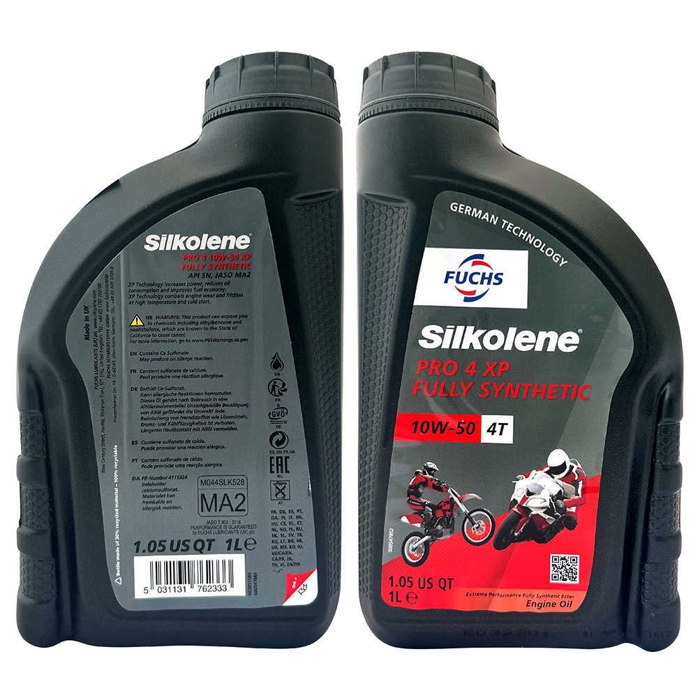 【車百購】 Fuchs Silkolene PRO 4 10W30 5W40 10W50 10W60 機車機油