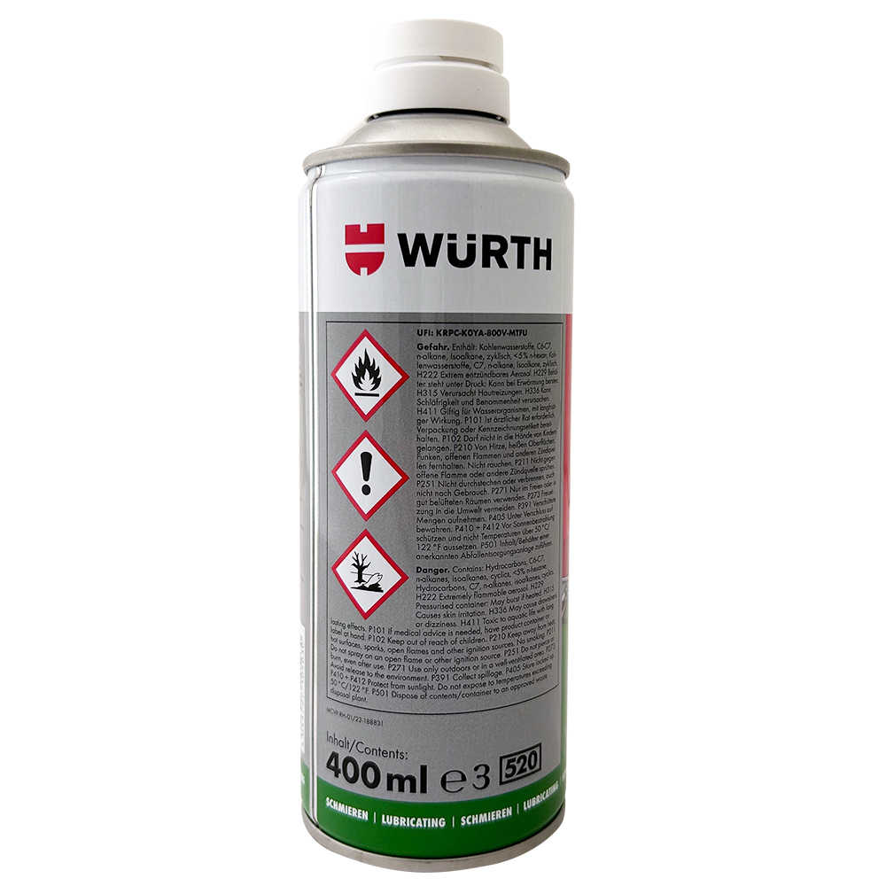 【車百購】 WURTH HHS 100 乾性潤滑劑 HHS DRYLUBE 乾性鏈條潤滑劑