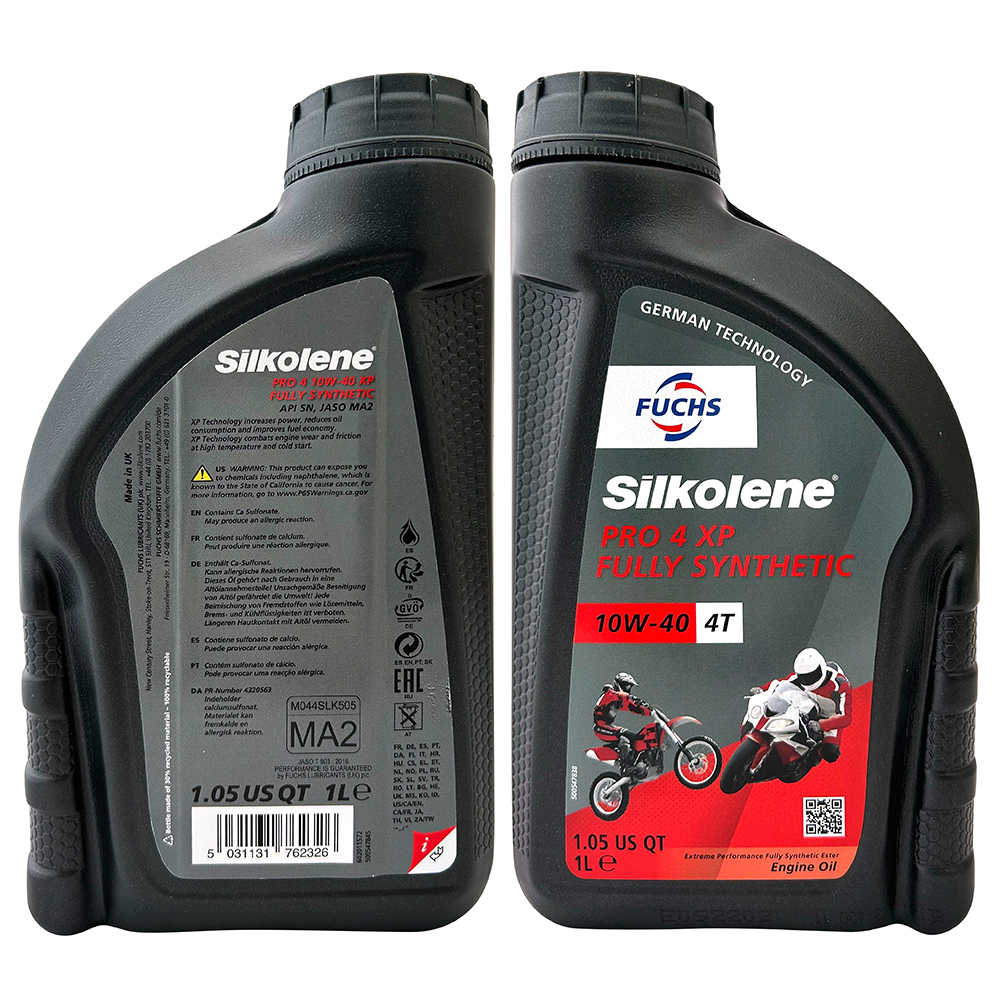 【車百購】 Fuchs Silkolene PRO 4 10W30 5W40 10W50 10W60 機車機油