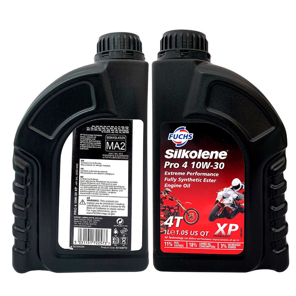 【車百購】 Fuchs Silkolene PRO 4 10W30 5W40 10W50 10W60 機車機油