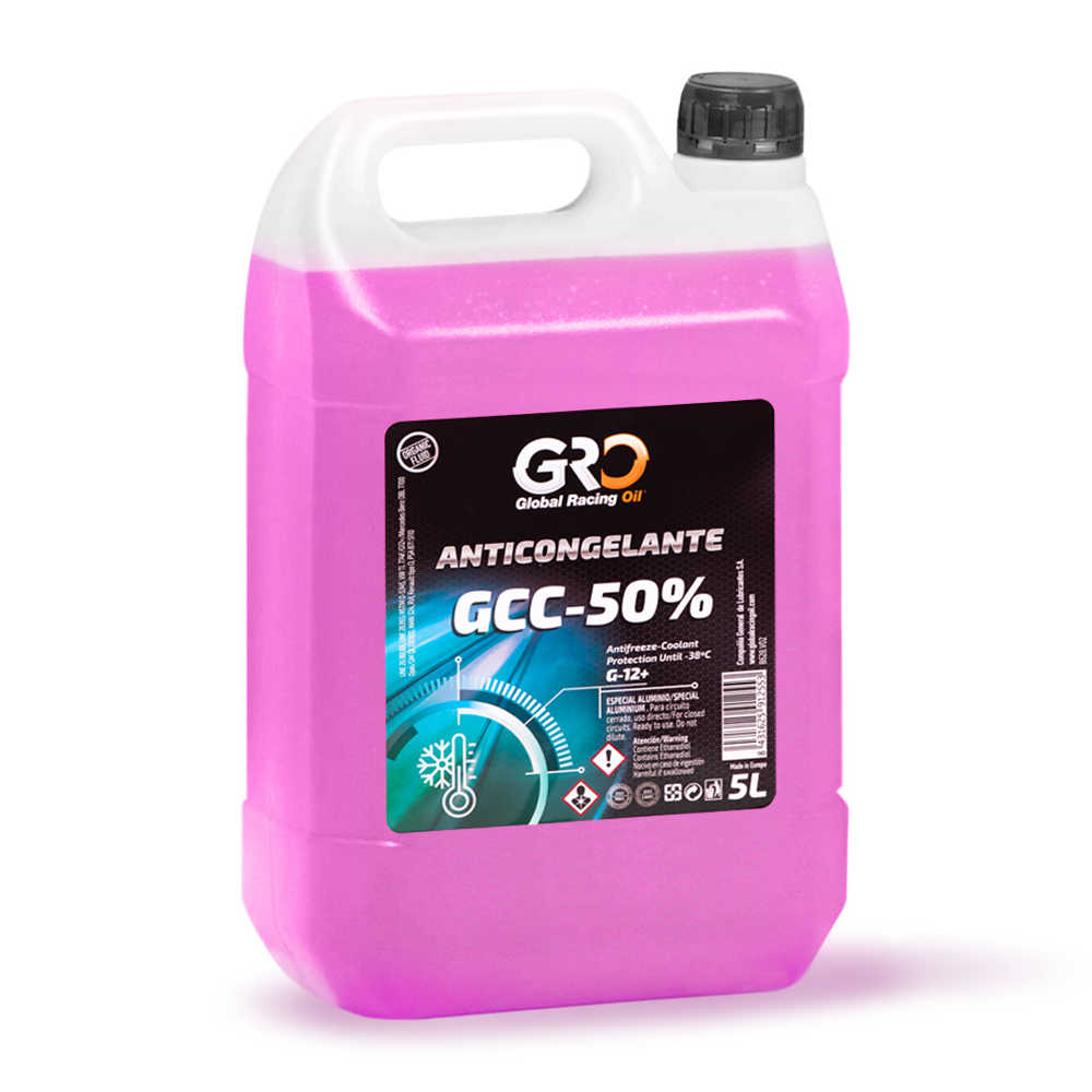 【車百購】 GRO GCC 50% G12+ 長效水箱精 5公升裝 冷卻水 防凍液