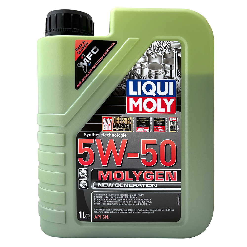 【車百購】 LIQUI MOLY MOLYGEN NEW GENERATION 5W50 全合成機油