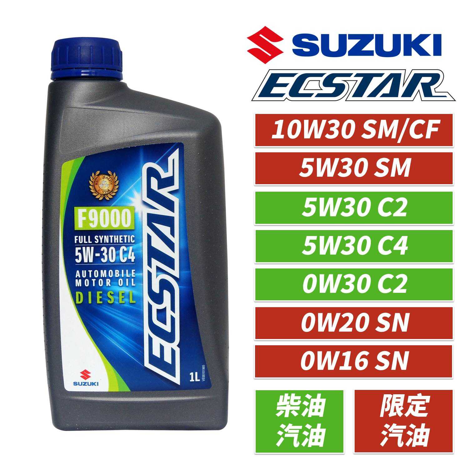 【車百購】 鈴木 SUZUKI ECSTAR 原廠機油 0W16/0W20/0W30/5W30/10W30 全合成機油