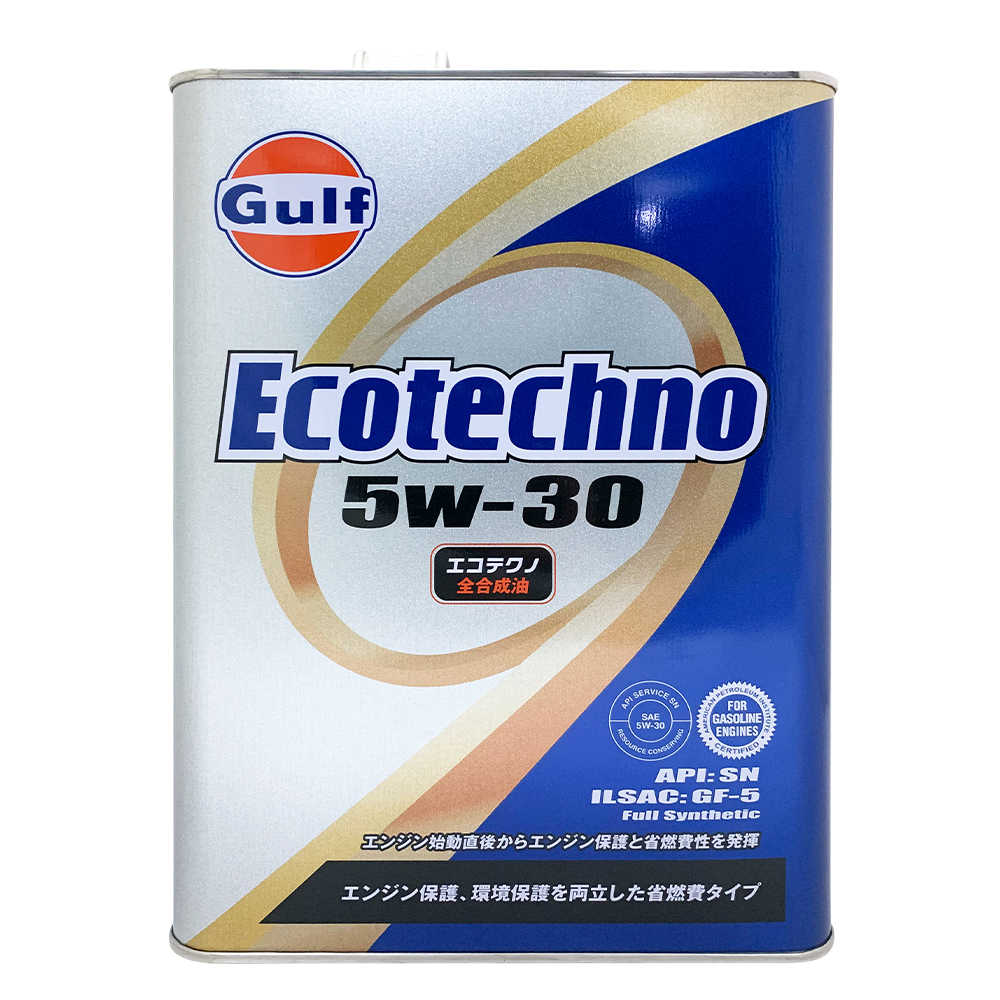 【車百購】 海灣 Gulf Ecotechno 5W30 全合成機油 4公升裝