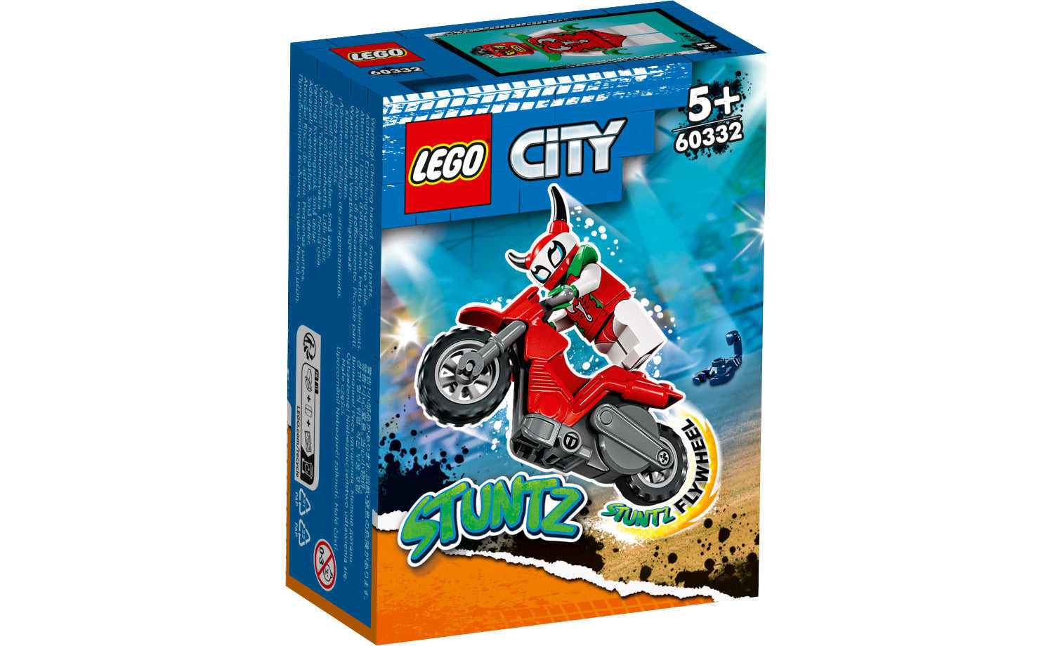 [飛米樂高積木磚賣店] LEGO 60332 City-蠻橫魔蠍特技摩托車