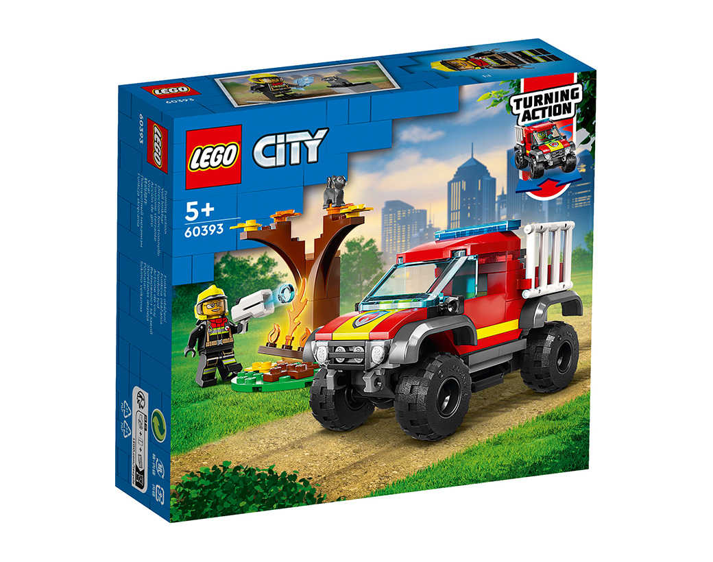 [高雄 飛米樂高積木] LEGO 60393 City-4x4 消防車救援