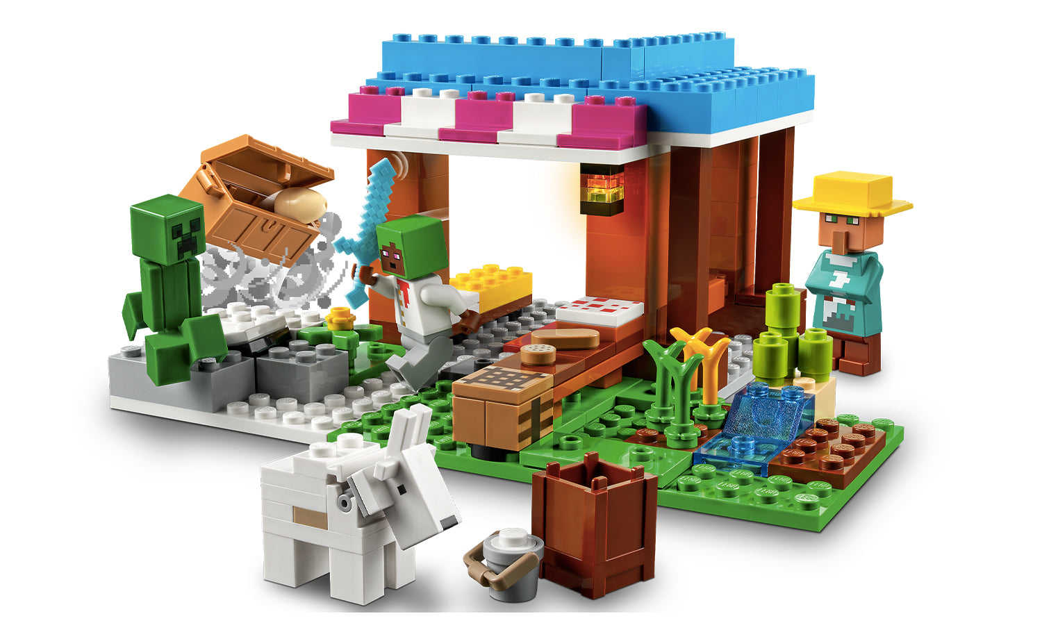 [飛米樂高積木磚賣店] LEGO 21184 Minecraft-麵包店