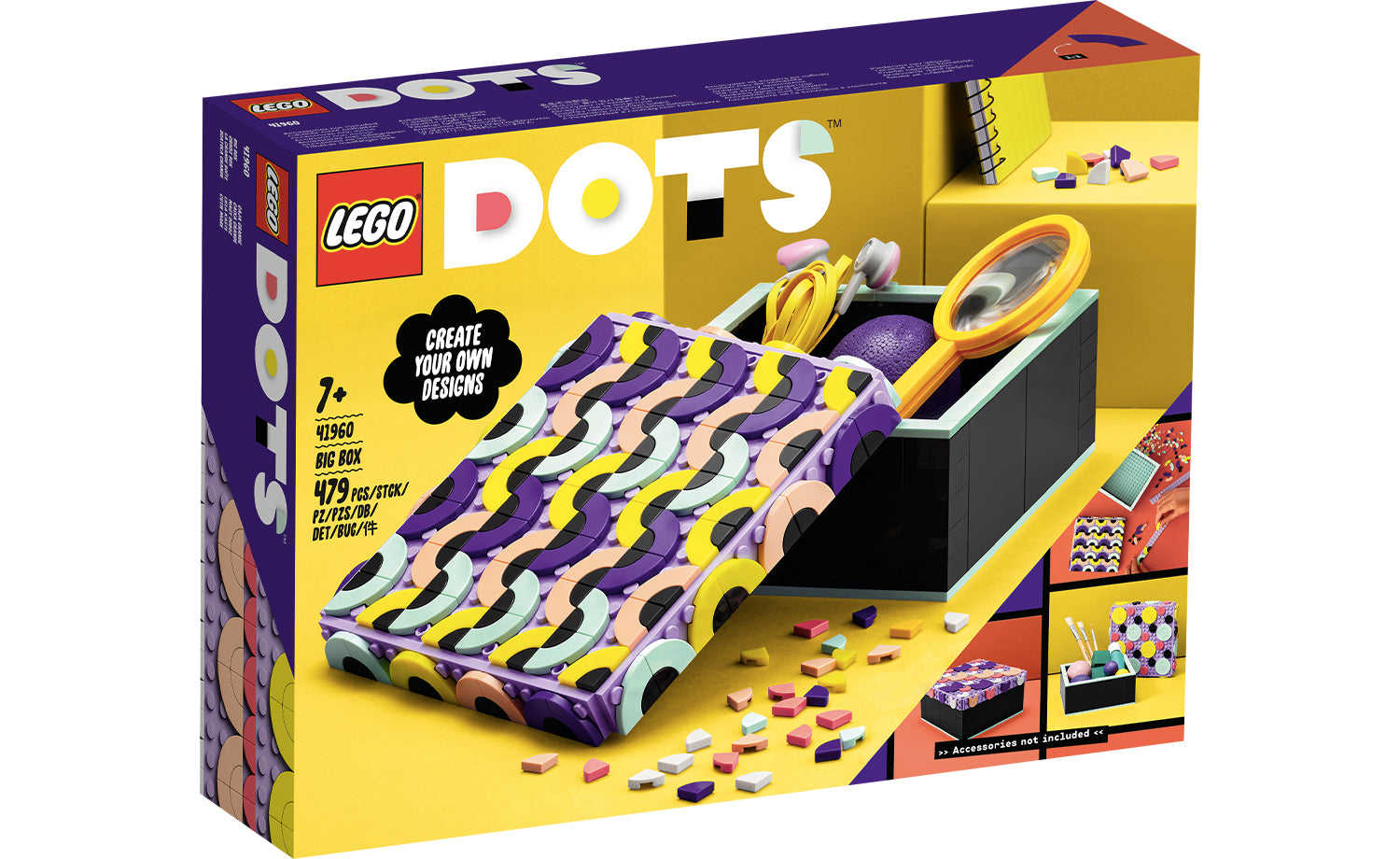 [飛米樂高積木磚賣店] LEGO 41960 DOTS-大型豆豆收納盒