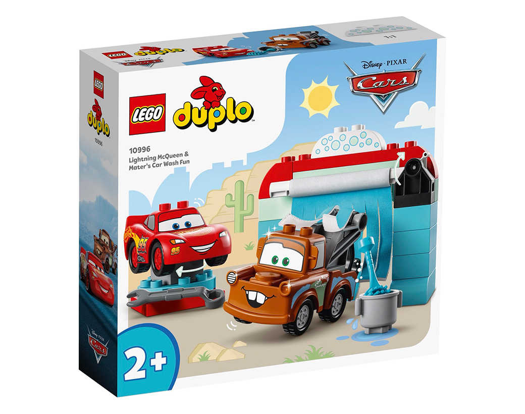 [高雄 飛米樂高積木] LEGO 10996 DUPLO-閃電麥坤&脫線洗車趣