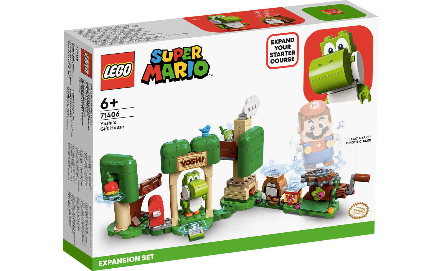 [飛米樂高積木磚賣店] LEGO 71406 Mario-耀⻄的禮物屋