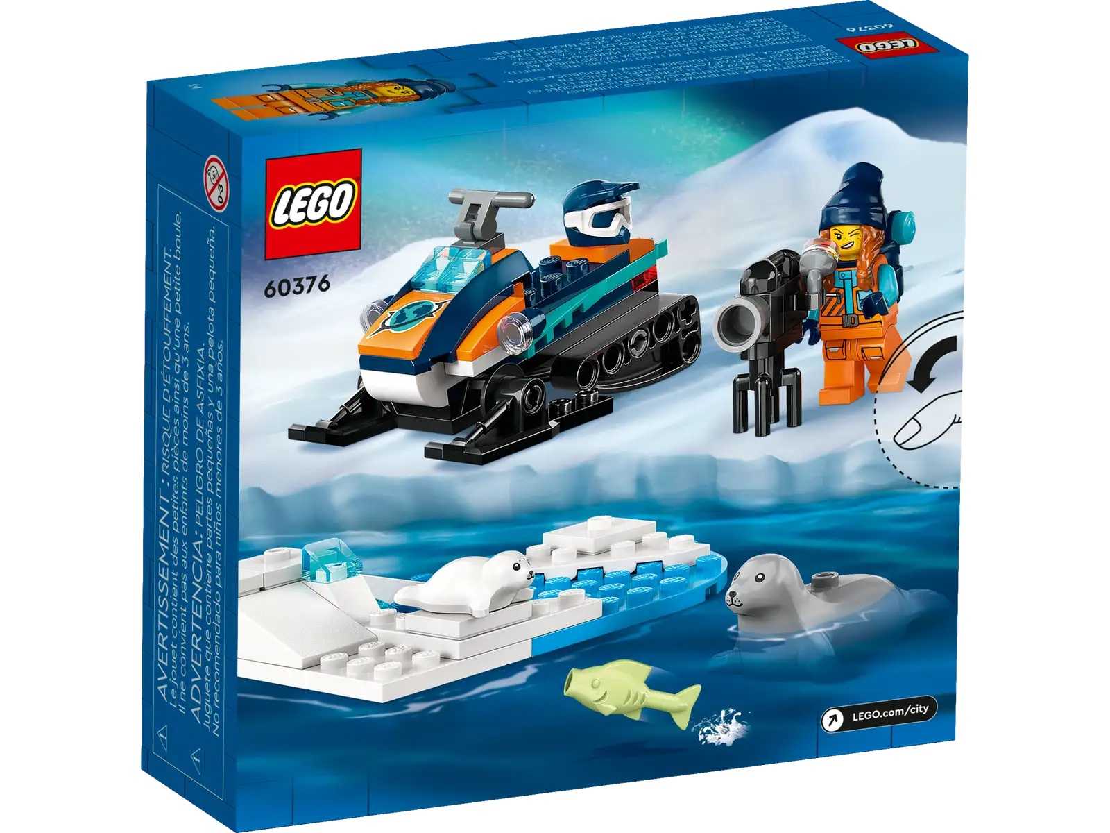 [高雄 飛米樂高積木專賣店] LEGO 60376 City-北極探險家雪上摩托車