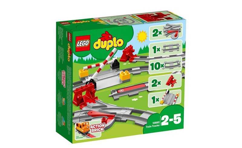 [飛米樂高積木磚賣店] LEGO 10882 Duplo-列車軌道