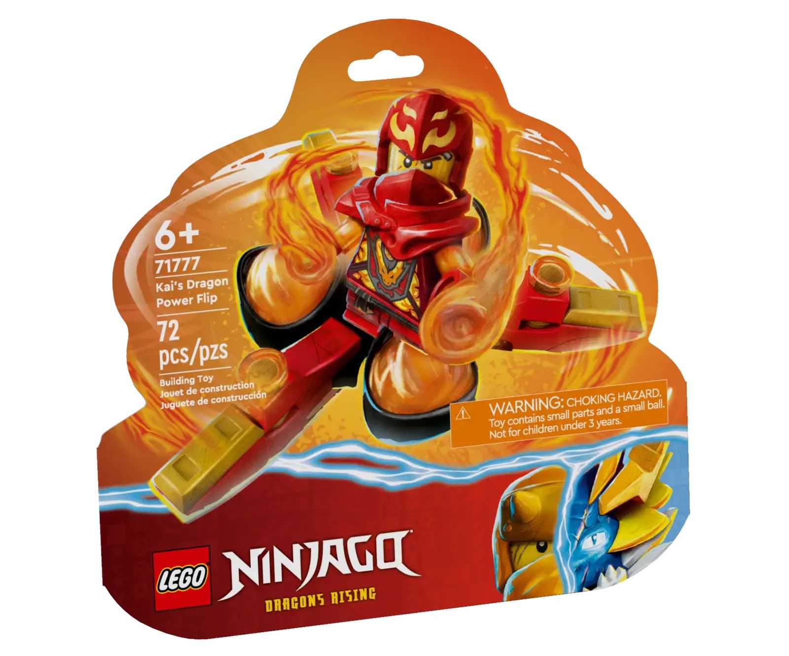 [高雄 飛米樂高積木專賣店] LEGO 71777 Ninjago-赤地的龍威旋風忍術陀螺
