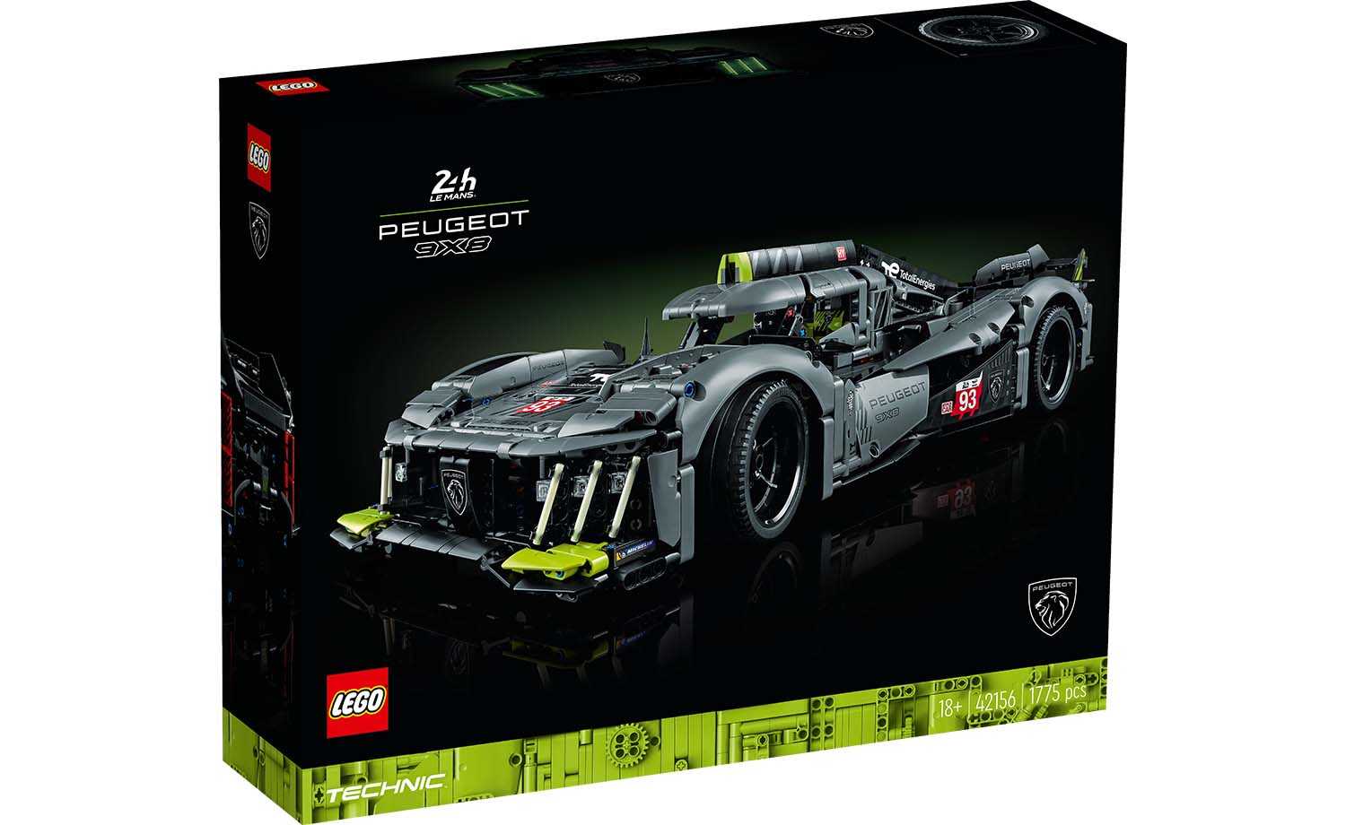 [高雄 飛米樂高積木專賣店] LEGO 42156 Technic-Peugeot 9X8 超級賽車 Hyperca