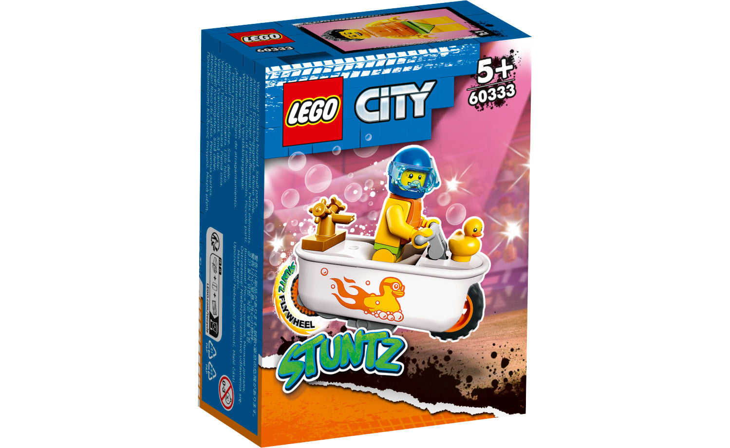 [飛米樂高積木磚賣店] LEGO 60333 City-浴缸特技摩托車