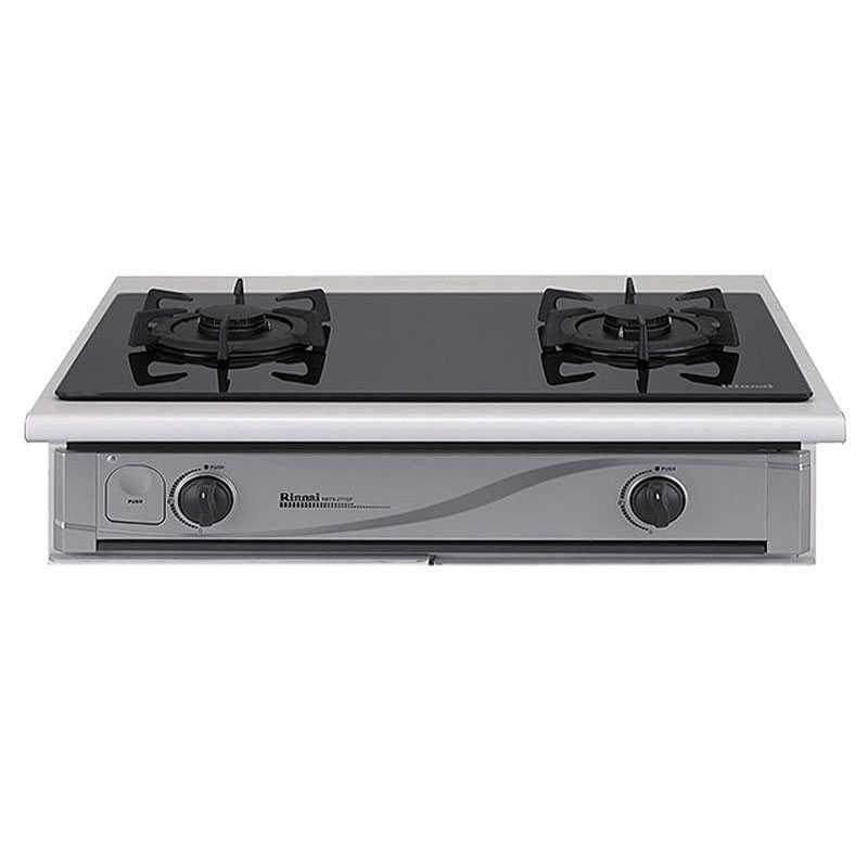 林內【RBTS-271GF(B)_LPG】崁入式蓮花雙口爐二口爐瓦斯爐(黑波) 桶裝瓦斯(含全台安裝)